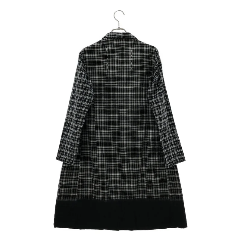 HaaT ISSEY MIYAKE / ハートイッセイミヤケ | チェック ハンドステッチ シャツコート |