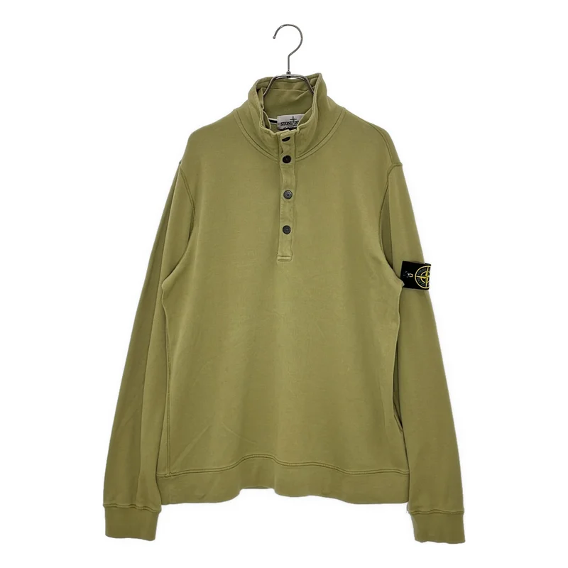 STONE ISLAND / ストーンアイランド | 2012SS | GARMENT DYED QUARTER ZIP SWEATSHIRT / ガーメントダイ ハーフジップ スウェット | L | メンズ