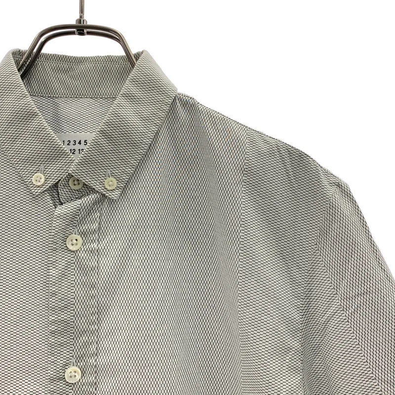 Maison Martin Margiela / メゾンマルタンマルジェラ | 2015SS | コットン 総柄 ボタンダウン シャツ | 44 | メンズ