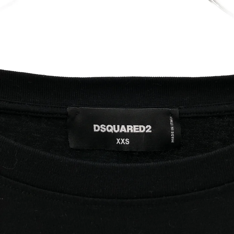DSQUARED2 / ディースクエアード | 袖プリント ロングスリーブTシャツ | XXS | レディース