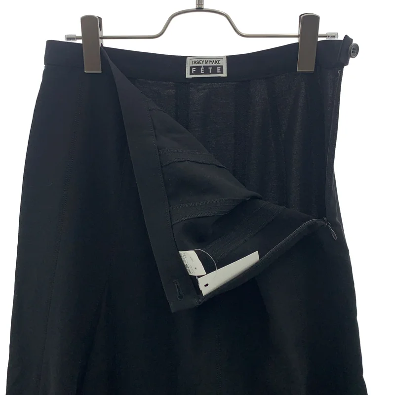 ISSEY MIYAKE FETE / イッセイミヤケフェット | コットン 変形 サイドジップ スカート | 2 | レディース
