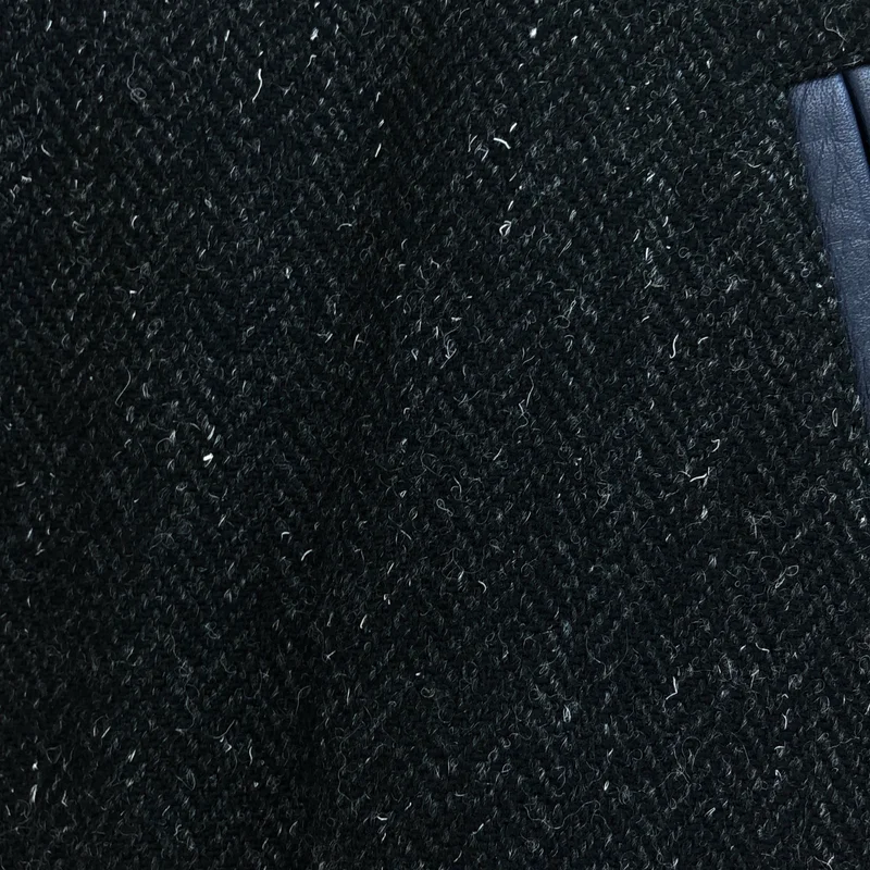 sacai / サカイ | ヘリンボーン レザー切替 ジャケット | 1 | メンズ