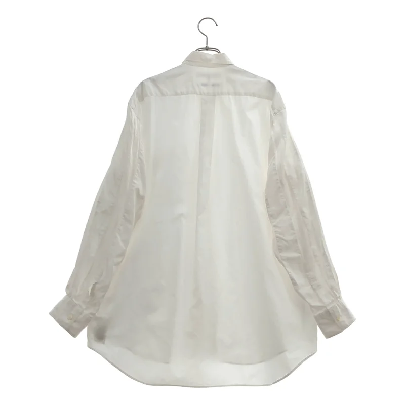 COMME des GARCONS SHIRT / コムデギャルソンシャツ | コットン サテンラインスリーブ シャツ | S | メンズ