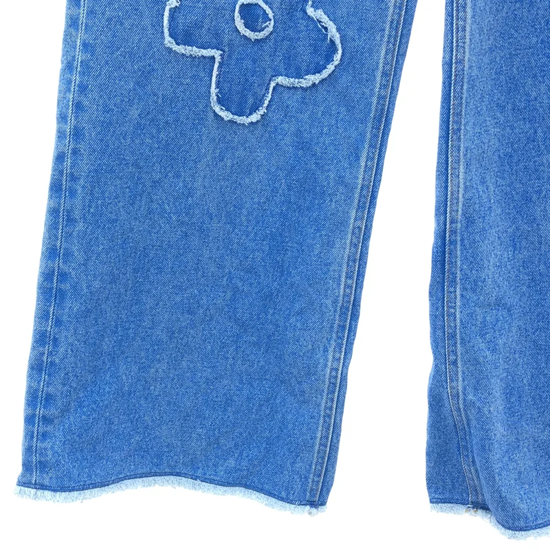 MARNI / マルニ | 2025SS | フラワーパッチ デニムパンツ PUJU0019Q2 | 29 | メンズ