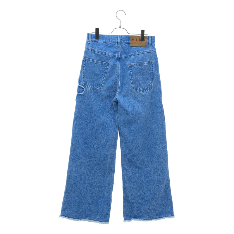 MARNI / マルニ | 2025SS | フラワーパッチ デニムパンツ PUJU0019Q2 | 29 | メンズ