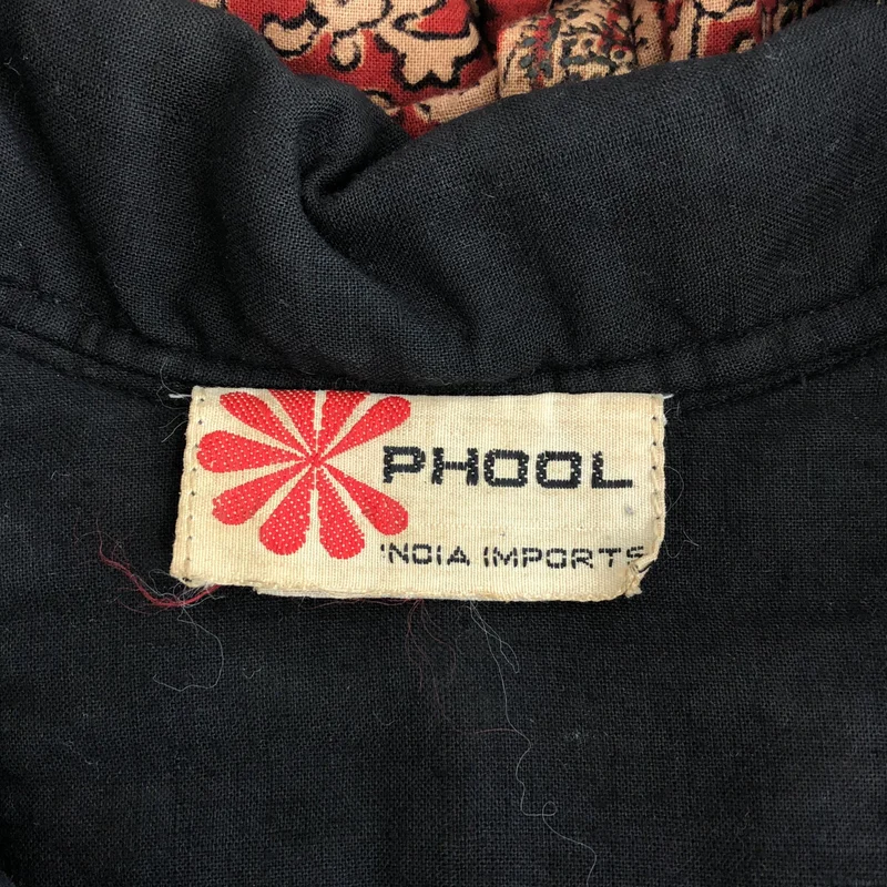 VINTAGE / ヴィンテージ古着 | PHOOL / キルティング切替 プリント ロングワンピース | 14 | レディース