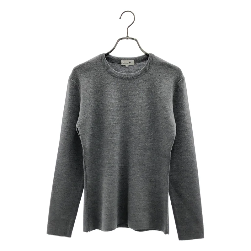 Christian Dior / クリスチャンディオール | ウール クルーネックニット | M | レディース