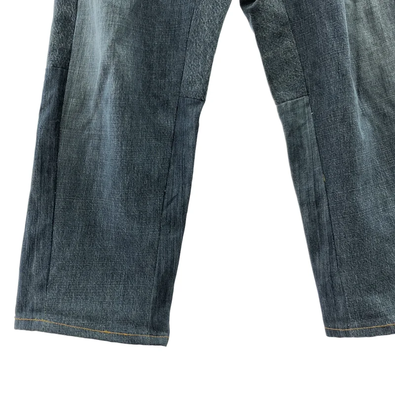 SEEALL / シーオール | RECONSTRUCTED BELTED BUGGY DENIM / 再構築 ベルテッド バギーデニムパンツ | 2 | メンズ