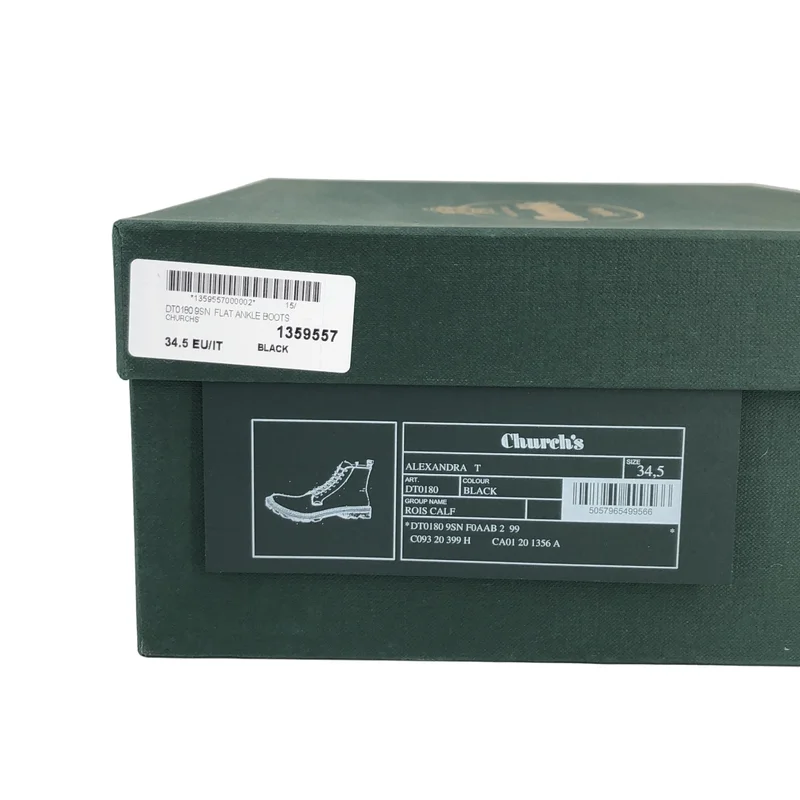 Church's / チャーチ | ALEXANDRA T レースアップブーツ DT0180 | 34 1/2 | レディース
