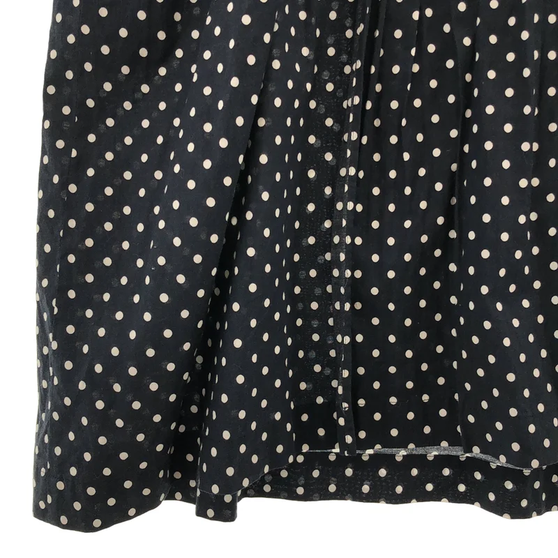tricot COMME des GARCONS / トリココムデギャルソン | 2015AW | コットン混 ドット ラウンドカラー シャツワンピース | S | レディース