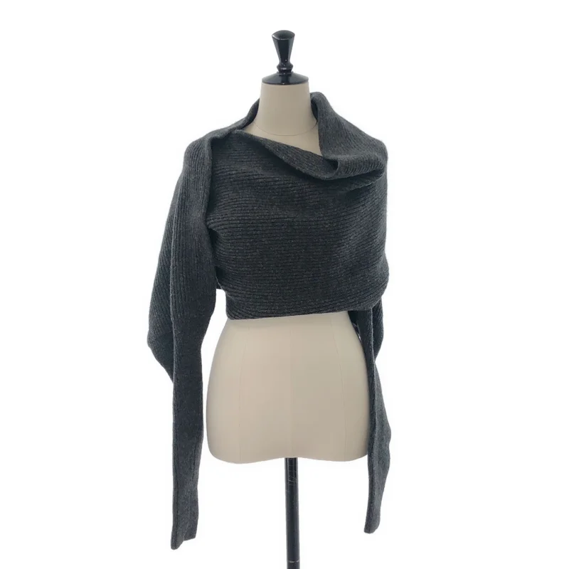 FUMIKA UCHIDA / フミカウチダ | RIB STITCH HOODED SLEEVE STOLE ストール | F | その他