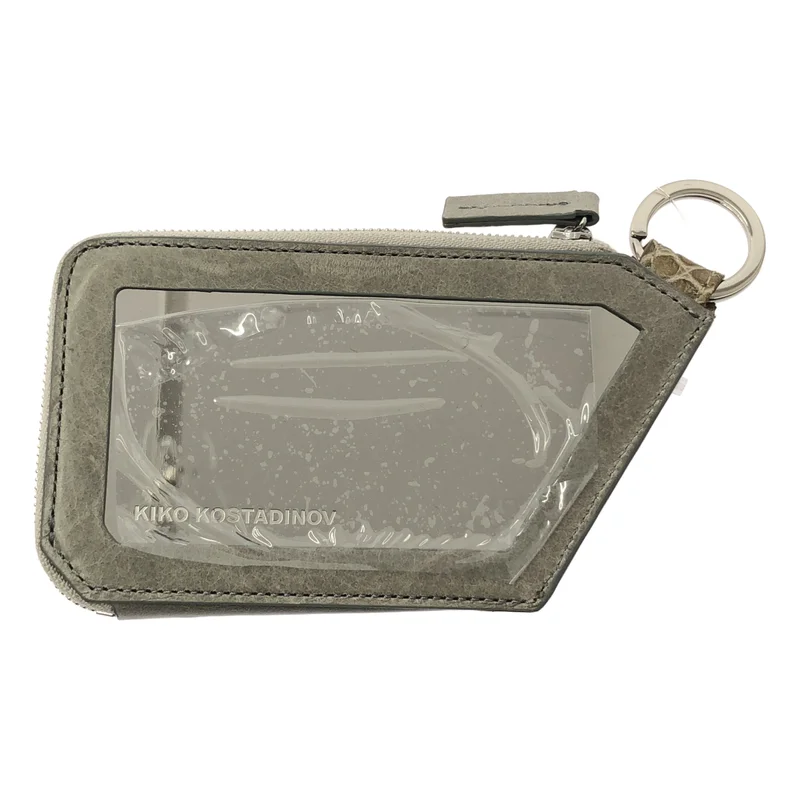Kiko Kostadinov / キココスタディノフ | 2025SS | OHNE WALLET ジオメトリック レザー コインケース |