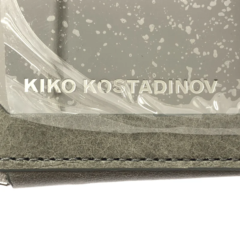 Kiko Kostadinov / キココスタディノフ | 2025SS | OHNE WALLET ジオメトリック レザー コインケース |