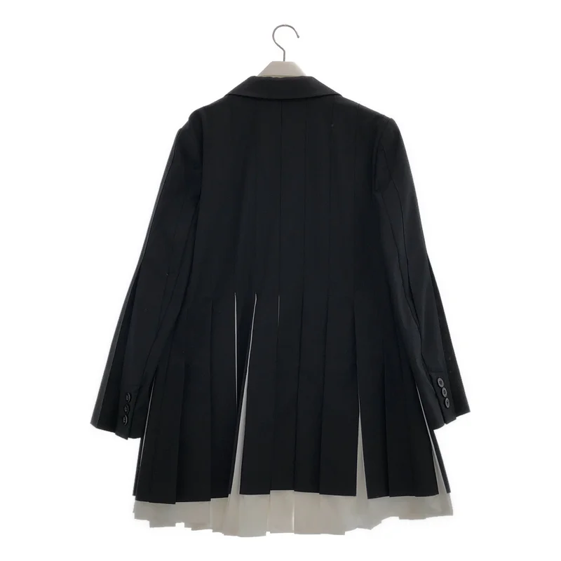 sacai / サカイ | バックプリーツ ドッキング ジャケット | 1 | レディース