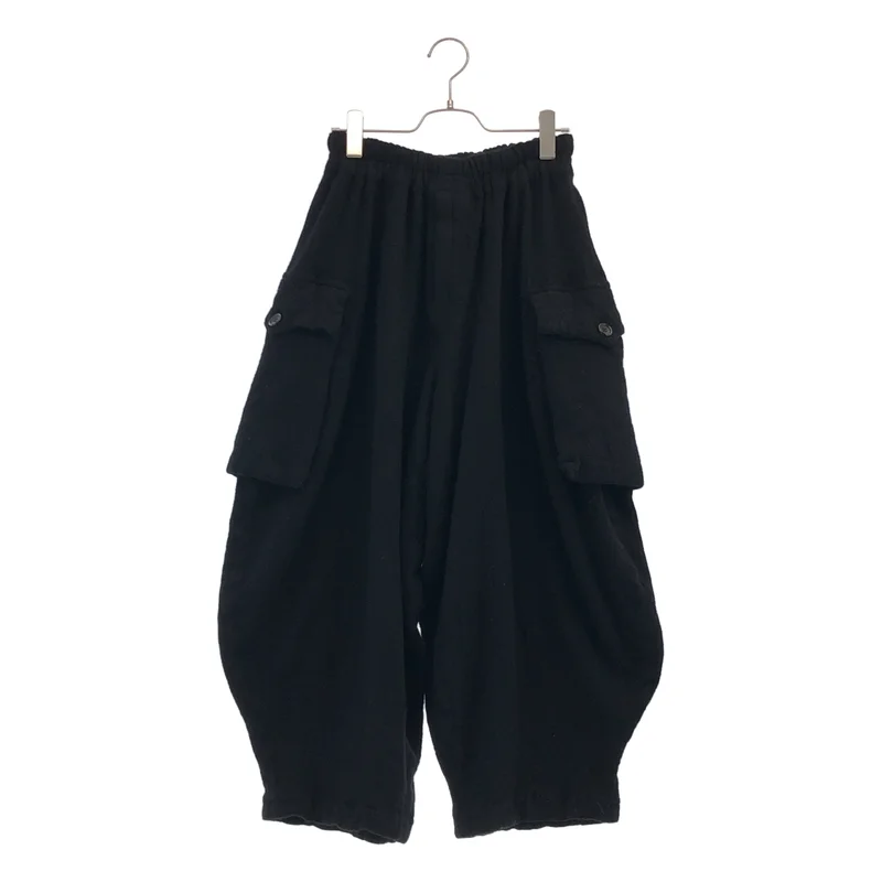 BLACK COMME des GARCONS / ブラックコムデギャルソン | 2020AW | ウール ワイドパンツ 1F-P007 | XS | メンズ