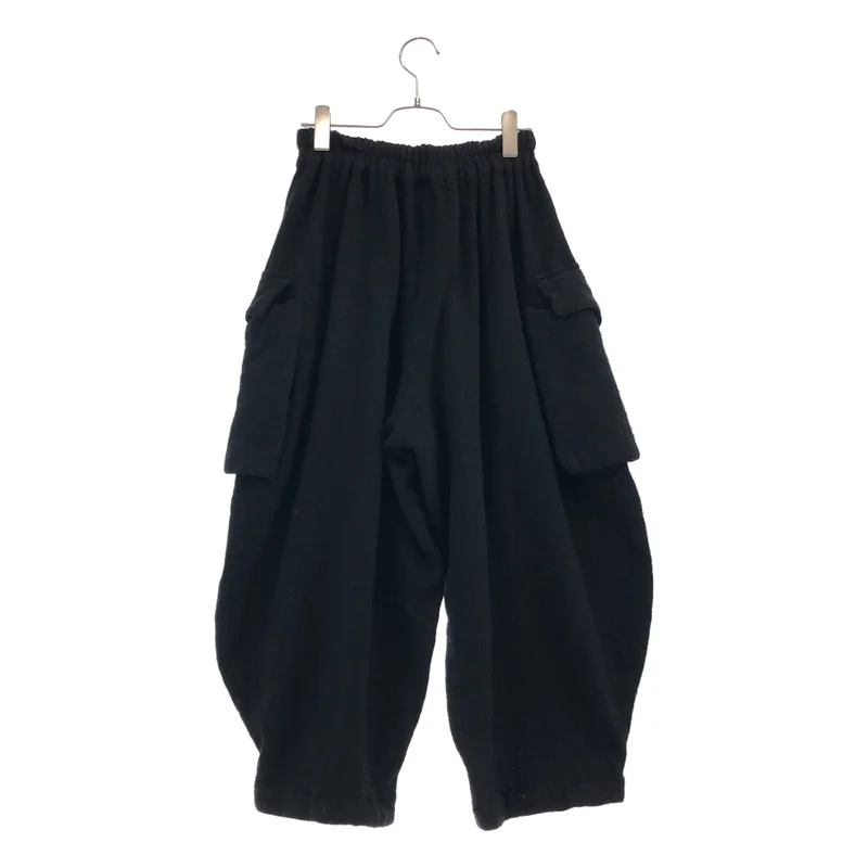 BLACK COMME des GARCONS / ブラックコムデギャルソン | 2020AW | ウール ワイドパンツ 1F-P007 | XS | メンズ