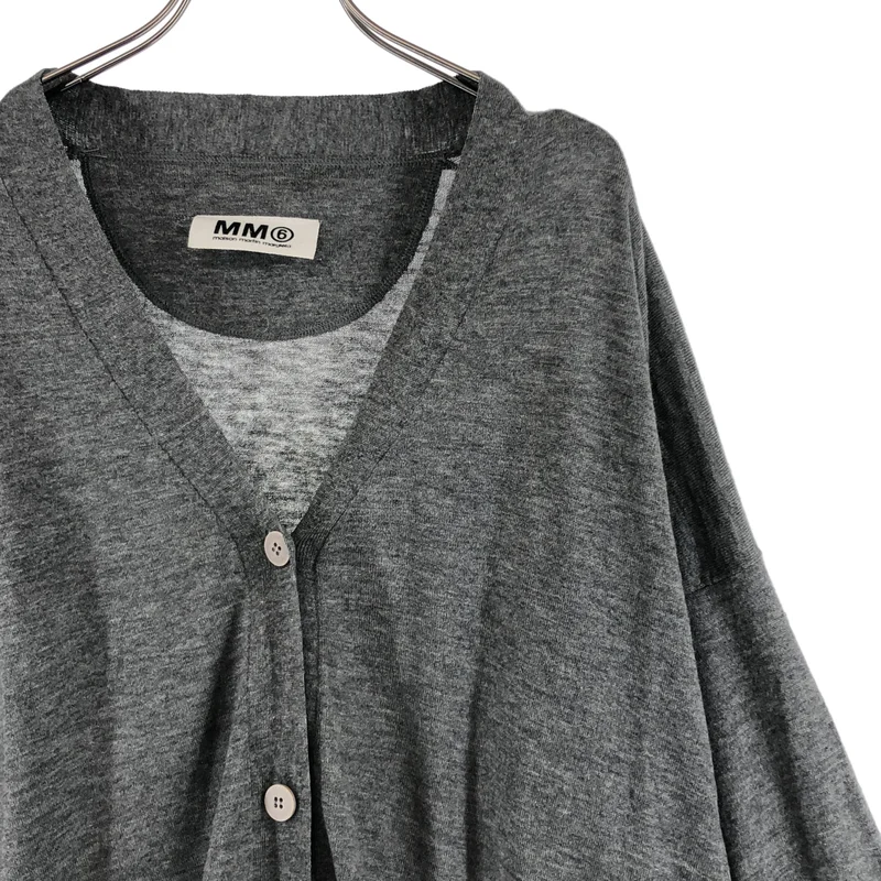 MM6 Maison Martin Margiela / エムエムシックスメゾンマルタンマルジェラ | 2010AW | ウール カシミヤ混 ロングカーディガン | S | レディース