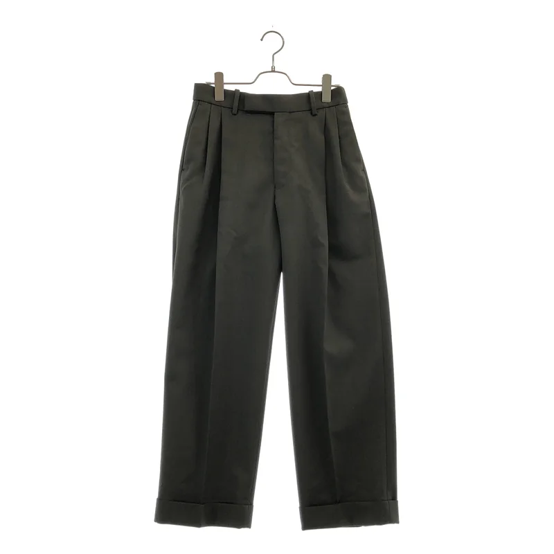 MARKAWARE / マーカウェア | 2026AW | DOUBLE PLEATED SEMI EASY TROUSERS  ウール ダブルプリーツ トラウザー | 1 | メンズ