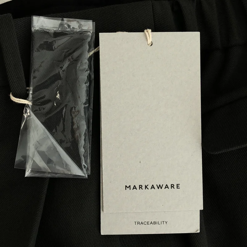 MARKAWARE / マーカウェア | 2026AW | DOUBLE PLEATED SEMI EASY TROUSERS  ウール ダブルプリーツ トラウザー | 1 | メンズ