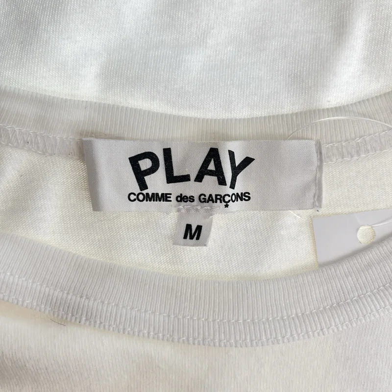 PLAY COMME des GARCONS / プレイコムデギャルソン | コットン ハート ワッペン クルーネックカットソー | M | レディース