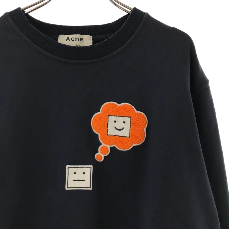 Acne Studios / アクネストゥディオズ | ワッペン スウェット トレーナー | L | メンズ