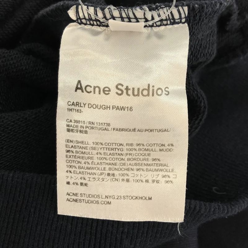 Acne Studios / アクネストゥディオズ | ワッペン スウェット トレーナー | L | メンズ
