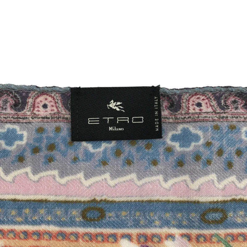ETRO / エトロ | カシミヤ シルク フラワープリント ストール |