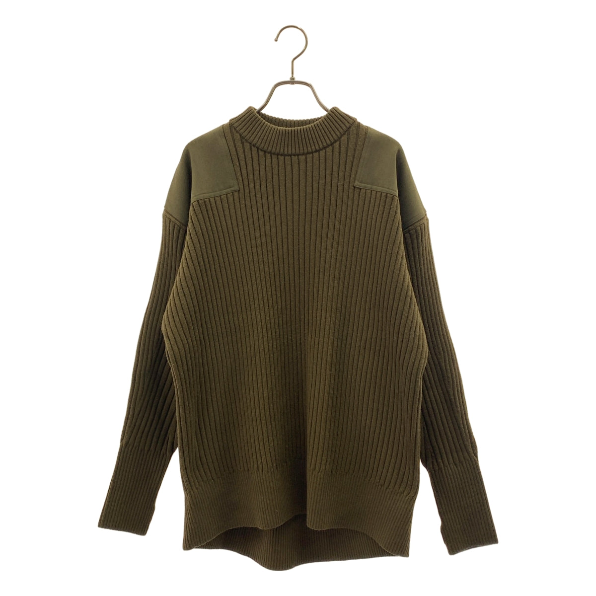 HYKE / ハイク | COMMAND SWEATER リブ コマンド セーター ニット | 1 | カーキ | レディース HYKE / ハイク | COMMAND SWEATER リブ コマンド セーター ニット | 1