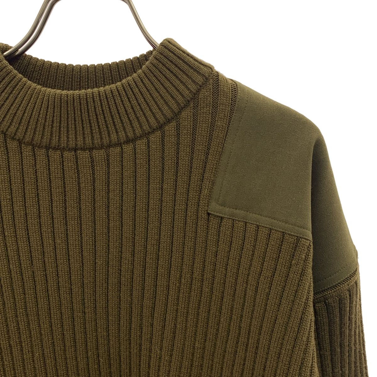 HYKE / ハイク | COMMAND SWEATER リブ コマンド セーター ニット | 1 | カーキ | レディース HYKE / ハイク | COMMAND SWEATER リブ コマンド セーター ニット | 1