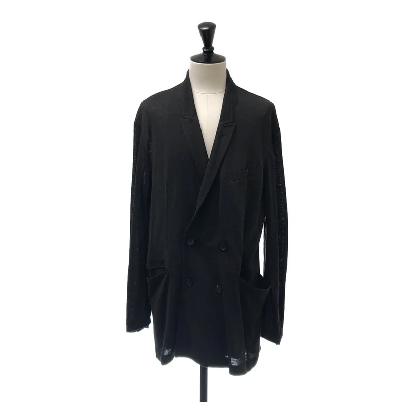 ensou / エンソウ | Jersey Chill Blazer / リネン ダブルブレスト テーラードジャケット | L | メンズ