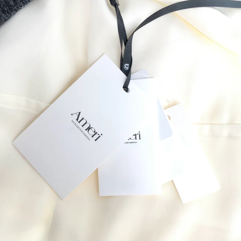 AMERI / アメリ | KNIT VEST SET SATIN DRESS ワンピース | M | レディース