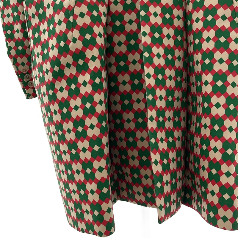 COMME des GARCONS HOMME PLUS / コムデギャルソンオムプリュス | 2026SS | ウール混 ジオメトリック ロングテーラードジャケット | M | メンズ