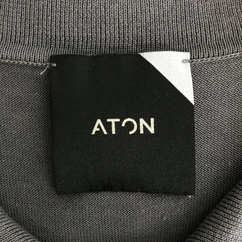 ATON / エイトン | コットン ニットポロシャツ | 4 | メンズ