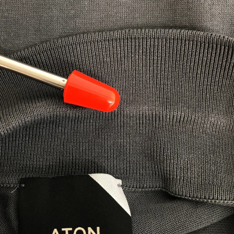 ATON / エイトン | コットン ニットポロシャツ | 4 | メンズ