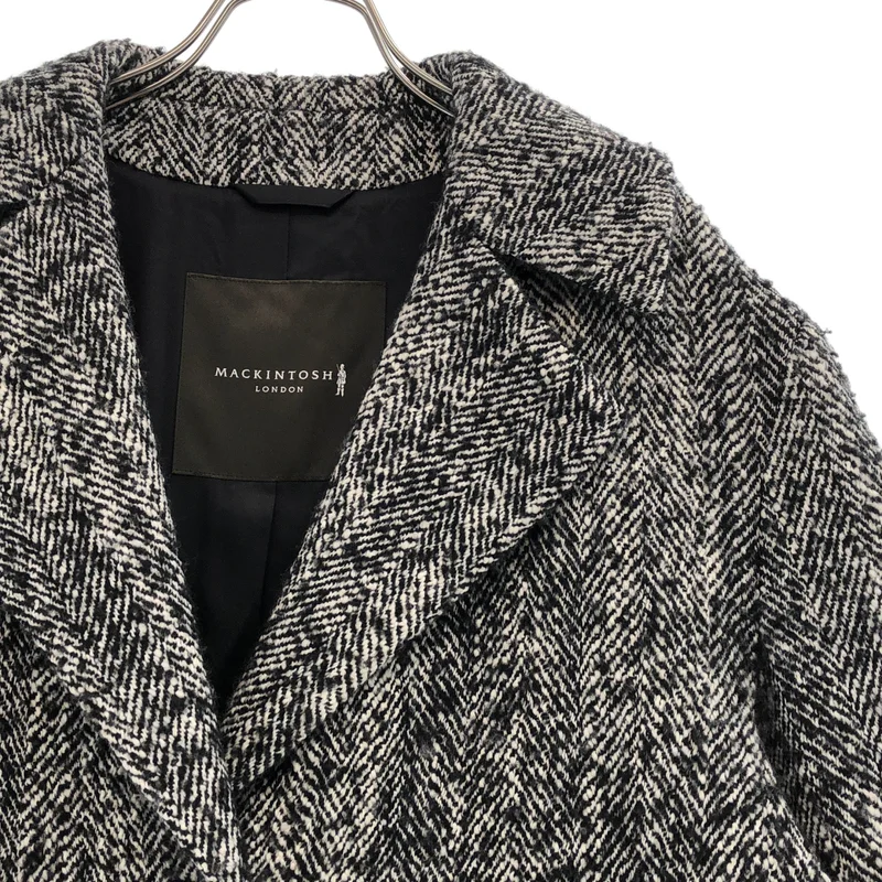 MACKINTOSH LONDON / マッキントッシュロンドン | ウール ツイード チェスターコート | 38 | レディース