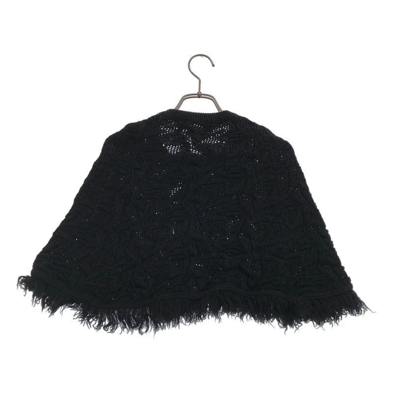 COMME des GARCONS / コムデギャルソン | 2010SS | フリンジ ケープ ニット | S | レディース