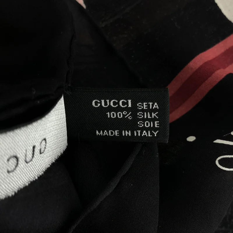 GUCCI / グッチ | シルク フラワー 総柄 大判スカーフ |