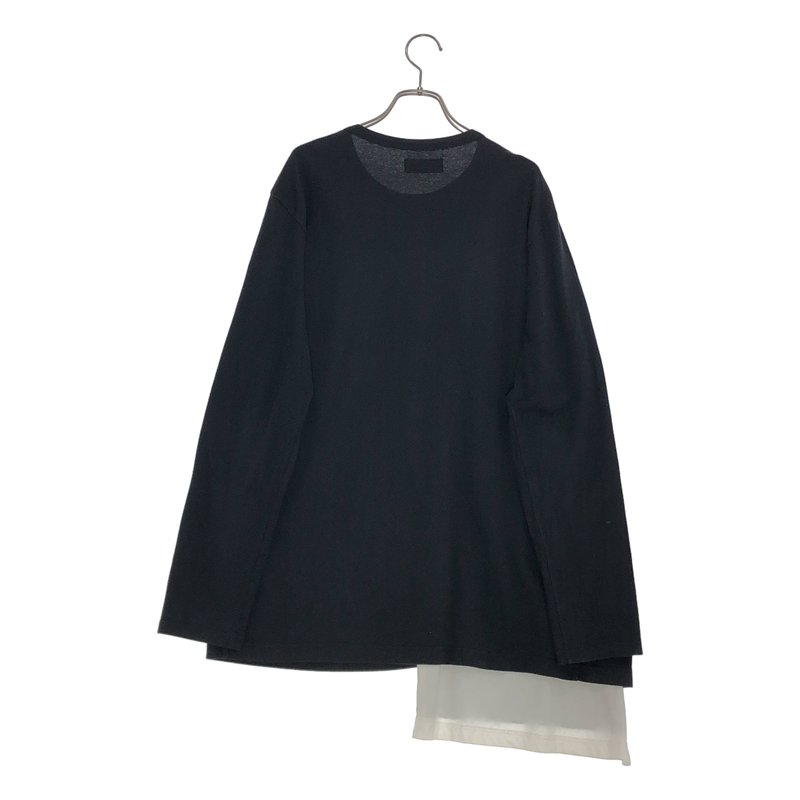 S'YTE YOHJI YAMAMOTO / サイトヨウジヤマモト | ASYMMETRICAL LONG-SLEEVED T-SHIRT アシンメトリー ロングスリーブカットソー | 3 | メンズ