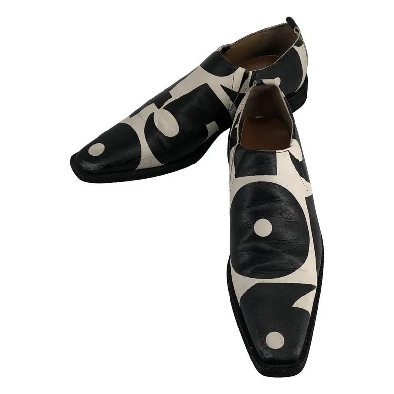 COMME des GARCONS / コムデギャルソン | ナンバーグラフィック レザーシューズ | 23 | レディース