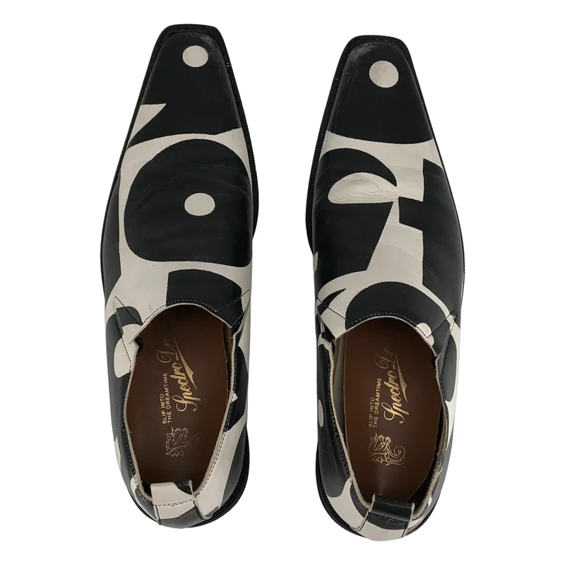 COMME des GARCONS / コムデギャルソン | ナンバーグラフィック レザーシューズ | 23 | レディース