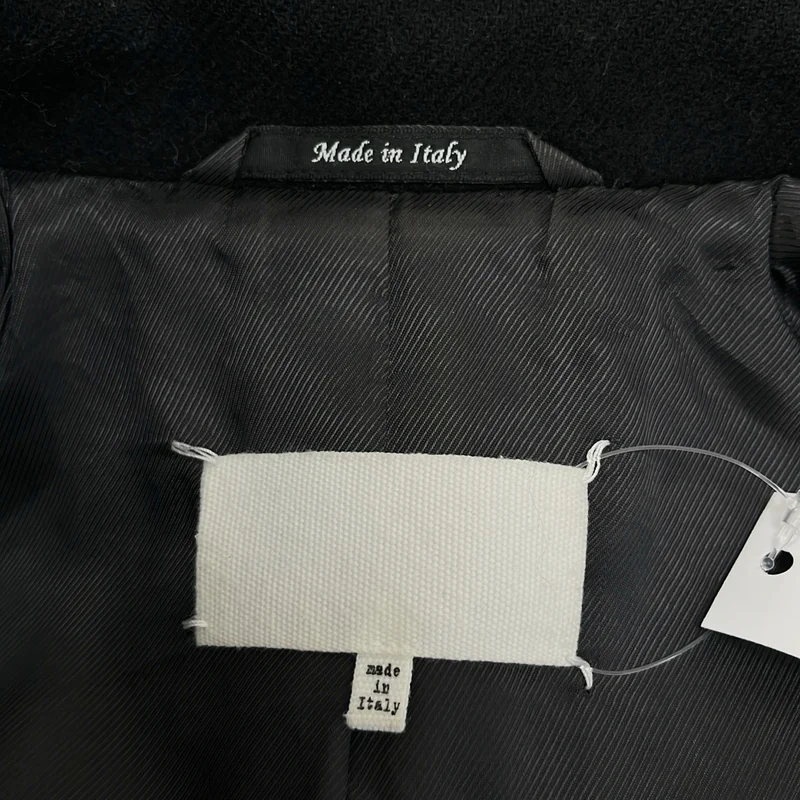 Maison Margiela / メゾンマルジェラ | 2019AW | ウール ステッチデザイン ベルテッドロングコート | 38 | レディース