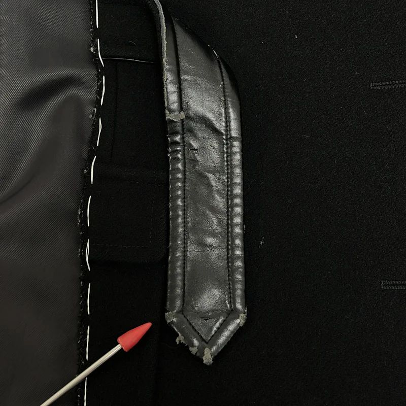 Maison Margiela / メゾンマルジェラ | 2019AW | ウール ステッチデザイン ベルテッドロングコート | 38 | レディース