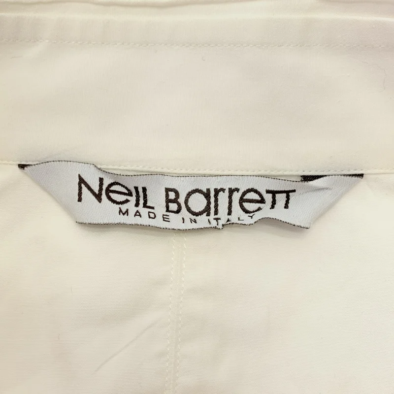 Neil Barrett / ニールバレット | ネクタイ 転写 レギュラーカラー シャツ | XS | メンズ