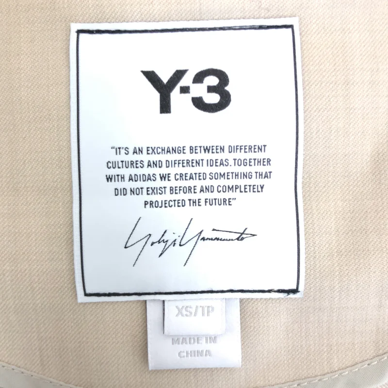 Y-3 / ワイスリー | SLEEVELESS ZIP-FASTENING JACKET / ウールストレッチ スリーブレス ジップアップジャケット | XS | レディース