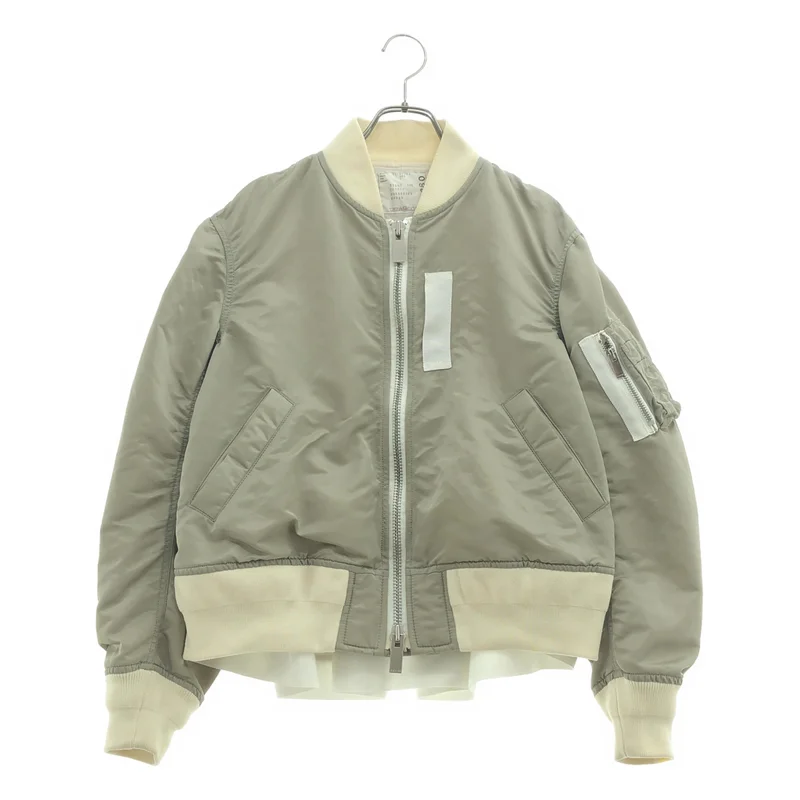 sacai / サカイ | バックフレア ボンバージャケット | 1 | レディース