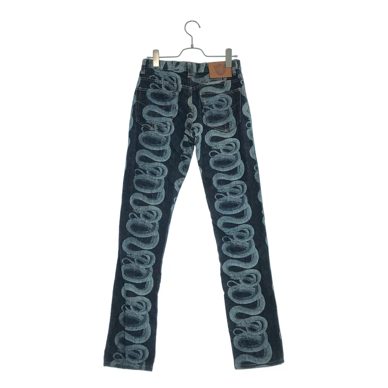 HYSTERIC GLAMOUR / ヒステリックグラマー | 2000s | スネーク デニムパンツ | SS | レディース