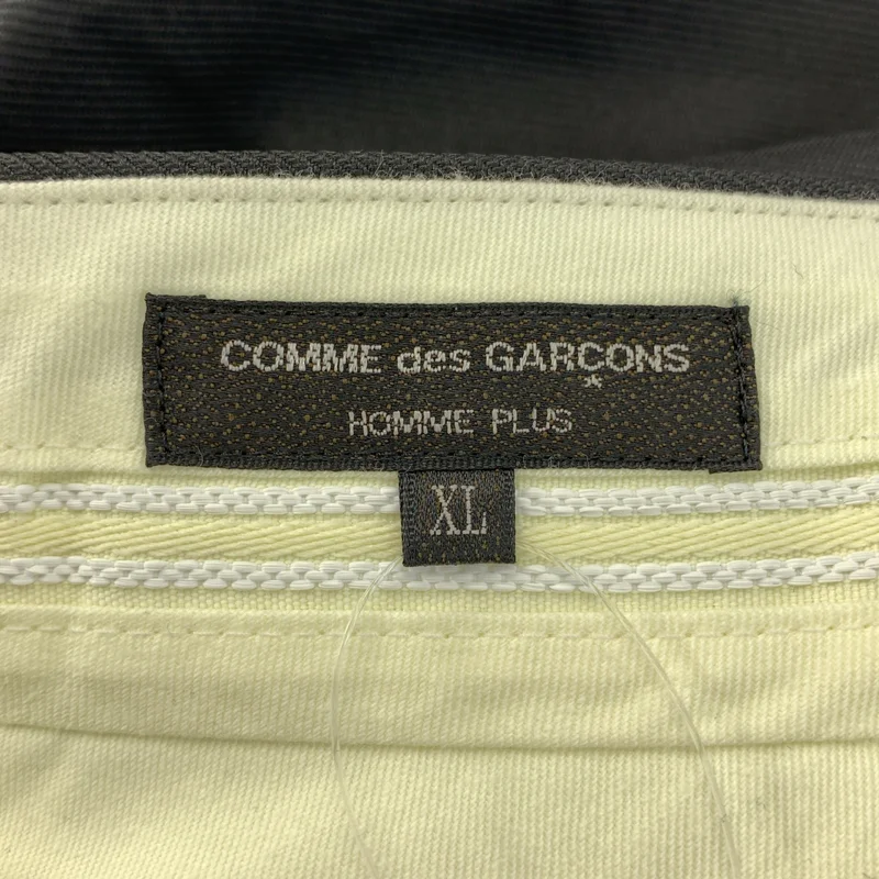 COMME des GARCONS HOMME PLUS / コムデギャルソンオムプリュス | 2025SS | ポリエステル縮絨 変形 ハーフパンツ | XL | メンズ