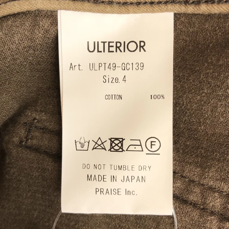 ULTERIOR / アルテリア | ORGANIC COTTON CORDUROY WORK PANTS パンツ | 4 | メンズ