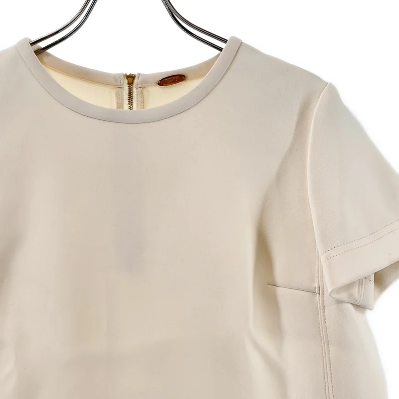 MUSE de Deuxieme Classe / ミューズドゥーズィーエムクラス | ダブルサテンコンパクトTシャツプルオーバー |