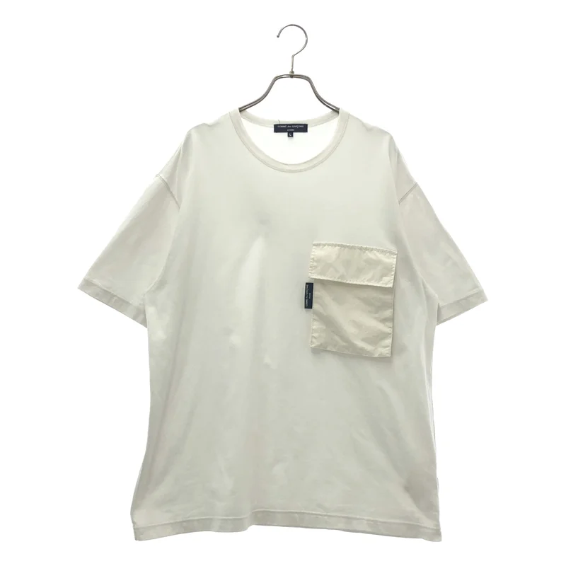 COMME des GARCONS HOMME / コムデギャルソンオム | 2021SS | コットン ナイロンポケット クルーネックTシャツ | L | メンズ